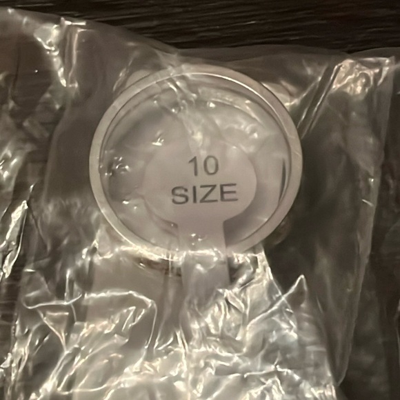 NWT Men's Stainless Steel Chain Spinner Ring - Picture 4 of 8